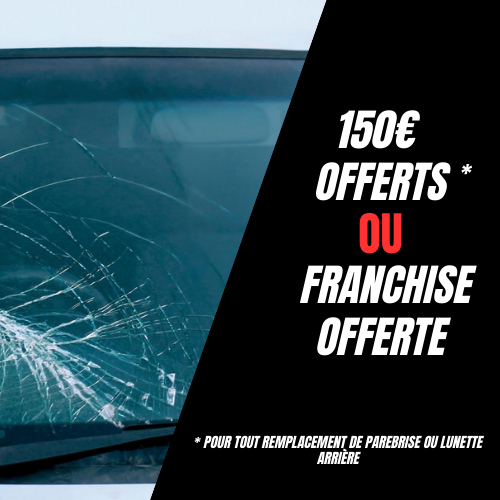 Offre : 150 € pour le remplacement de votre Parebrise Avant à Bordeaux